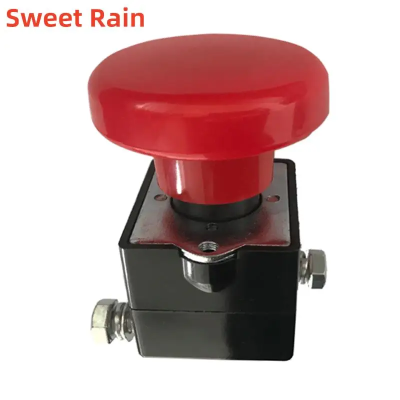

ZJK125 125A DC Power Emergency Disconnecting Switch Push Button Switch ED125 for Electric Car Automobile Vehicle Forklift