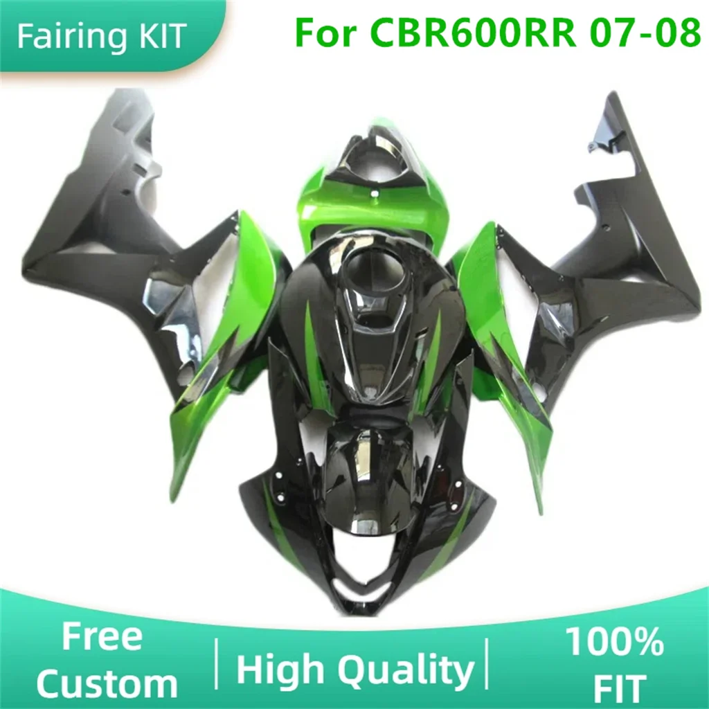 

100% комплект обтекателя для HONDA CBR600 RR 07 08 CBR 600RR 2007 2008 CBR600RR, литьевая форма, дорожный гоночный новый кузов из АБС-пластика