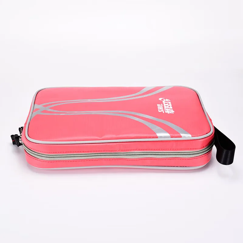 1 Stück Original DHS RC530 Tischtennisschlägertasche, große Kapazität, wasserdicht, Schutzhülle für Tischtennisschläger für 2 Schläger – Detail 4