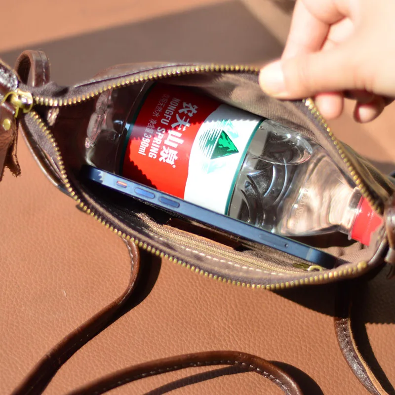 حقيبة دراجة نارية كلاسيكية أوروبية وأمريكية من AETOO، حقيبة مربعة صغيرة للنساء، حزام كتف عريض، حقيبة كتف واحدة، راقية f #5