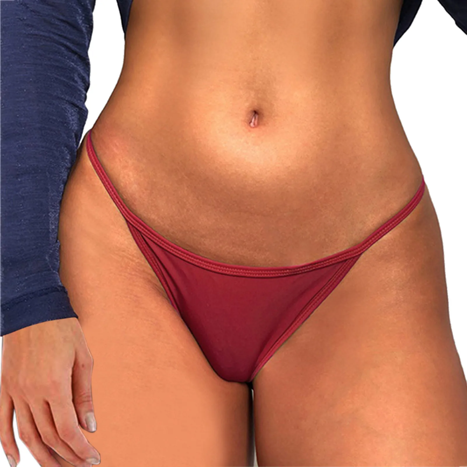 Culotte tanga taille basse pour femme, broderie florale, sans couture, évidée, sous-vêtement sexy, string fin G String 7.0, slips brodés