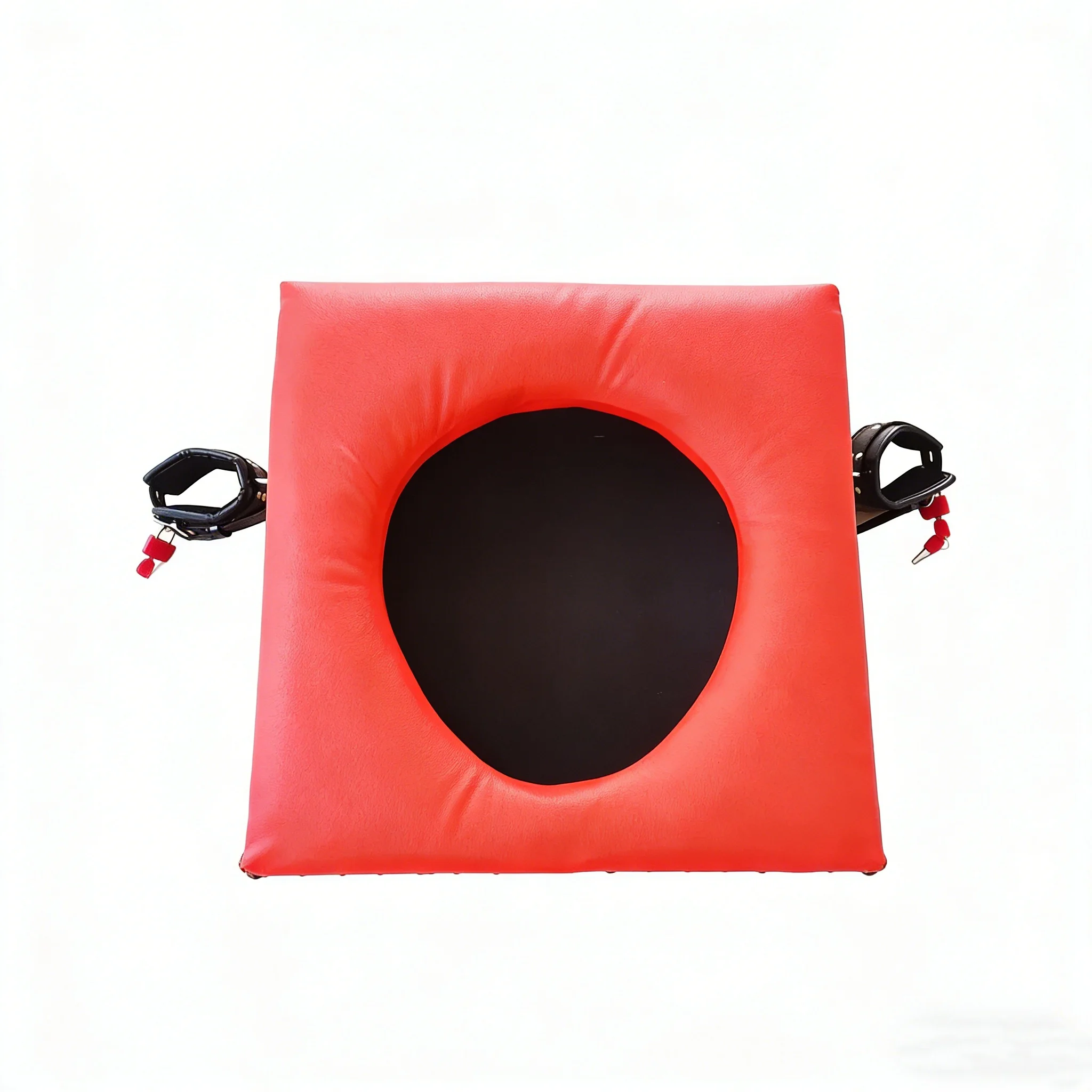 BDSM PU Leather Wrapped Wooden Bondage Toilet Box With Fixed Handcuffs Slave Erotic Fetishism Adult Sex Toy For Men and Women