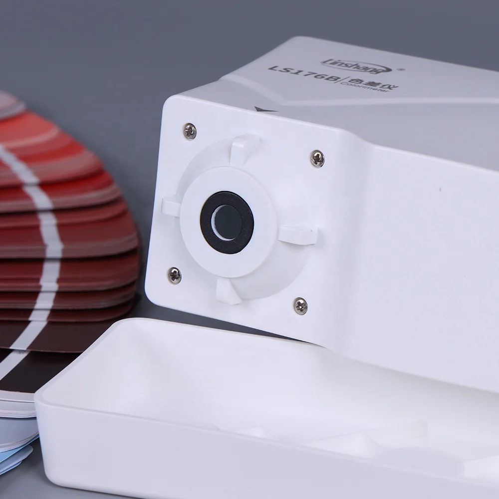 Linshang LS176 Colorimeter Colour Spectrophotometer With Pantone NCS RAL Color Cards Spectral Reflectance Curve