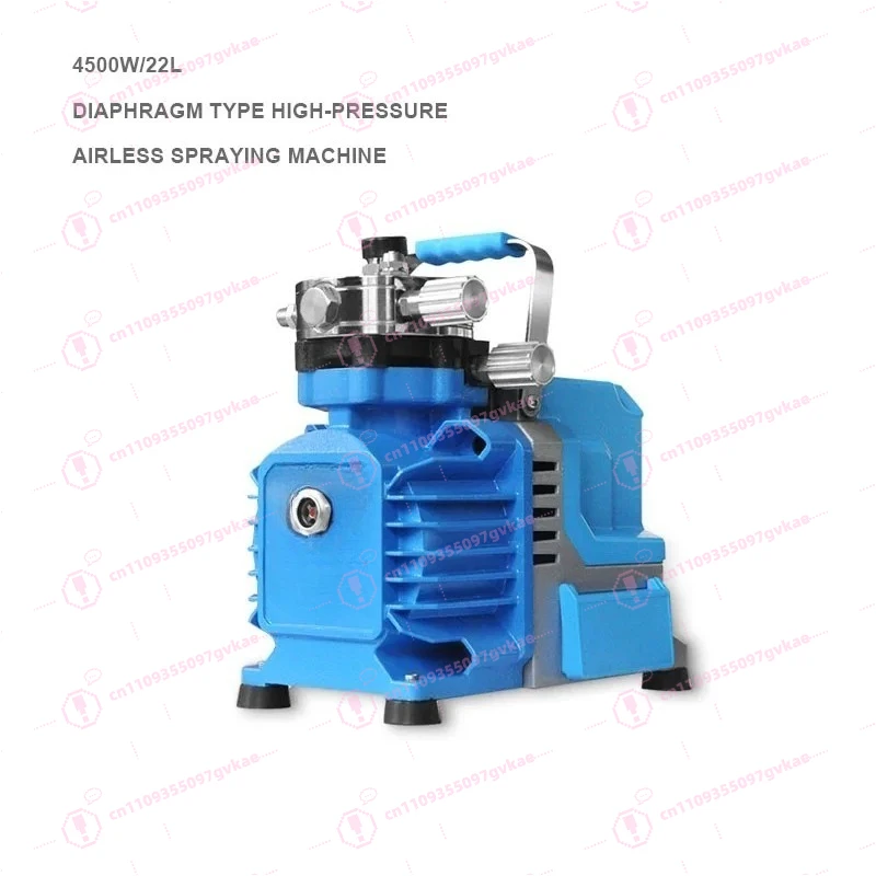 22L Portable 4500W High Pressure Diaphragm Type Airless Sprayer Spray Latex Paint Smart Spraying Machine Painting Tools