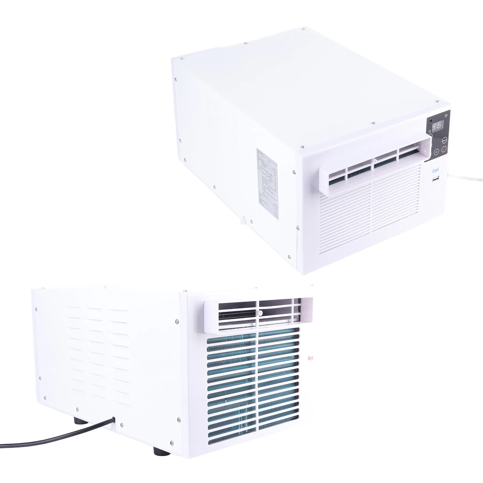 Aire acondicionado para exteriores, aire acondicionado portátil con Control remoto, Enfriador de aire táctil para acampar al aire libre, coche, cocina, 280W