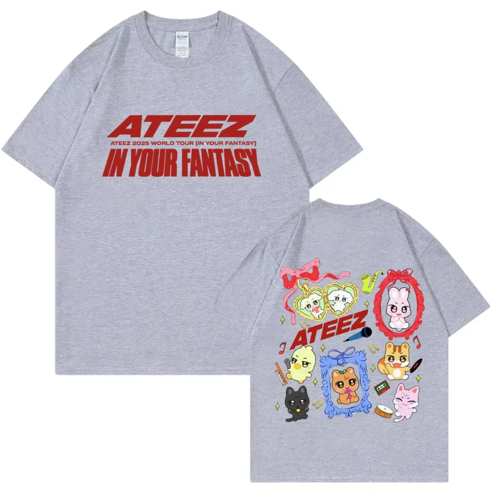入手困難】ATEEZ☆エイティーズ☆WORLD TOUR☆プリント☆tシャツ