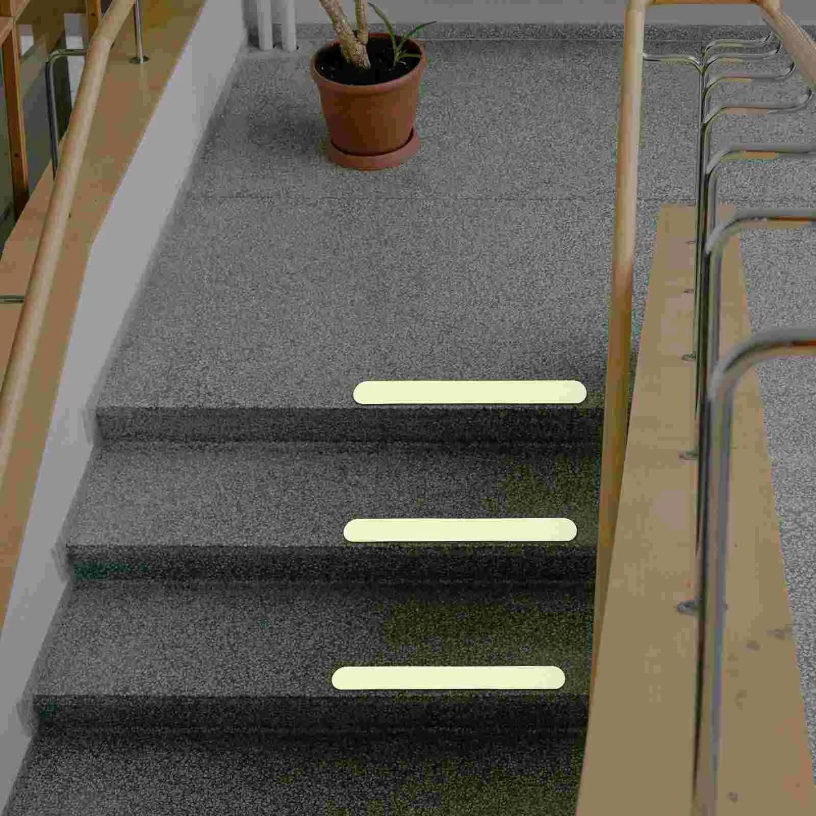 Outdoor Stair Treads Convenient Non-skid Stairs Strips Non-slipping Stickers Bathroom Anti Skid Stickers for Stair Steps Grip