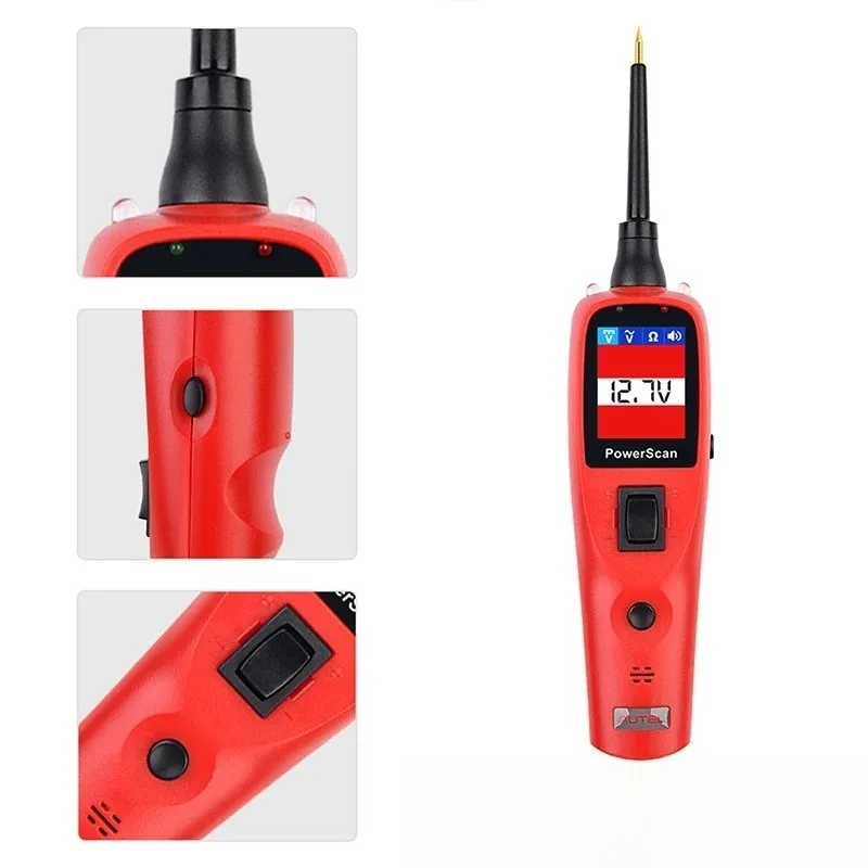 

Popu For Finder Car Repair Diagnosis Tools Autel PowerScan PS100 12V 24V Electrical System Auto Circuit Tester Power Probe BMS S