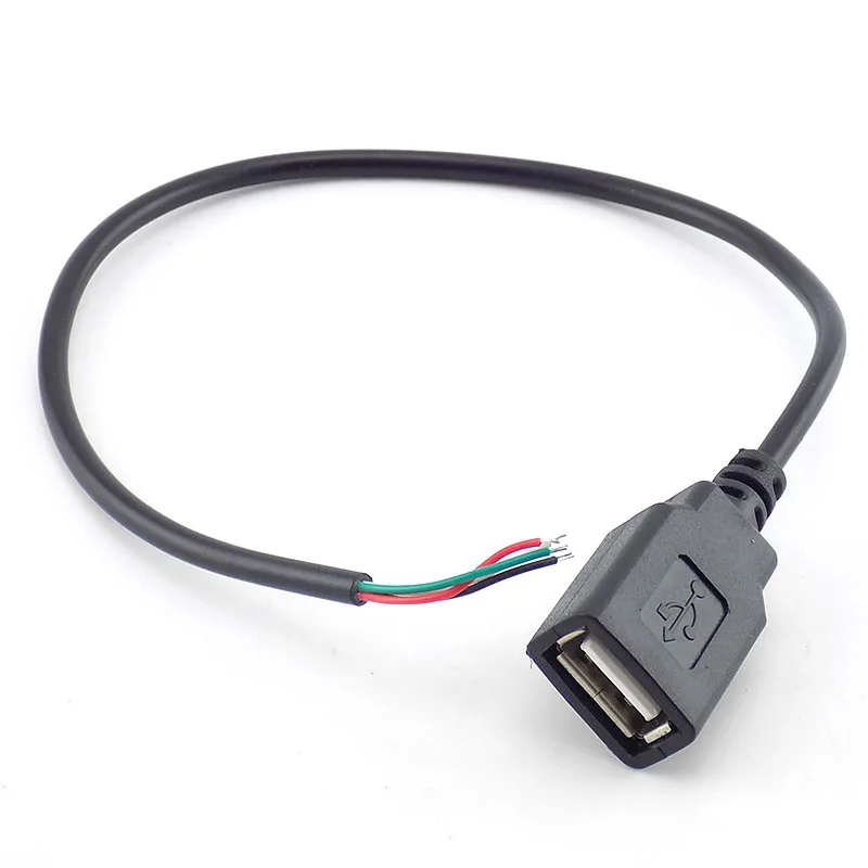 0,3/1/2 м Micro USB гнездовой 4-контактный провод с одной головкой, длинный удлинительный кабель для передачи данных, адаптер питания, зарядка для ПК, разъем G3
