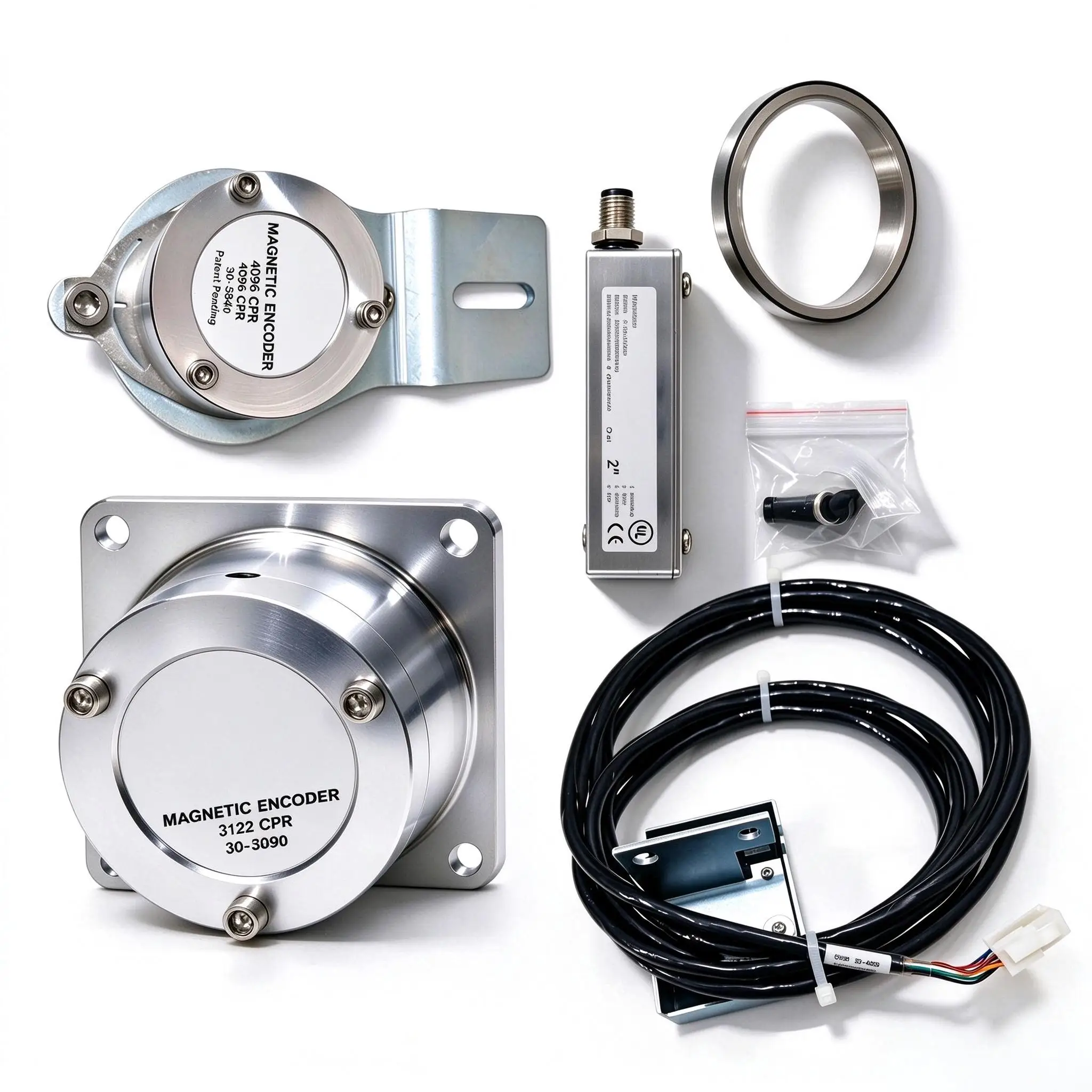 Spindle Magnetic Encoder 8192Cpr/4096Cpr 93-0447A 93-1902 93-3199 32-0400C Haas Mill, Vf2 Spindle Encoder and Tailstock Pull-Wire Linear Encoder Replacement Parts