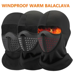 Winter Motorcycle Face Mask Windproof Keep Warm with Fleece Lining Dustproof Breathable For Moto Bike Cycling OffRoad Protection