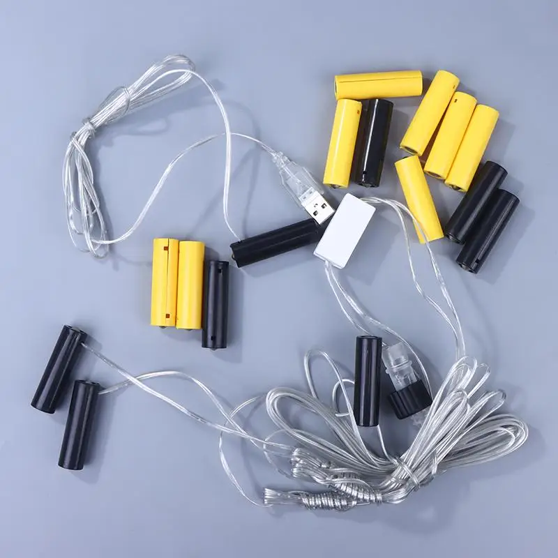 Power Supply Adapter AA Battery Eliminators Eliminate The Need For Frequent Battery 1Set Plastic Replacement For Christmas Trees