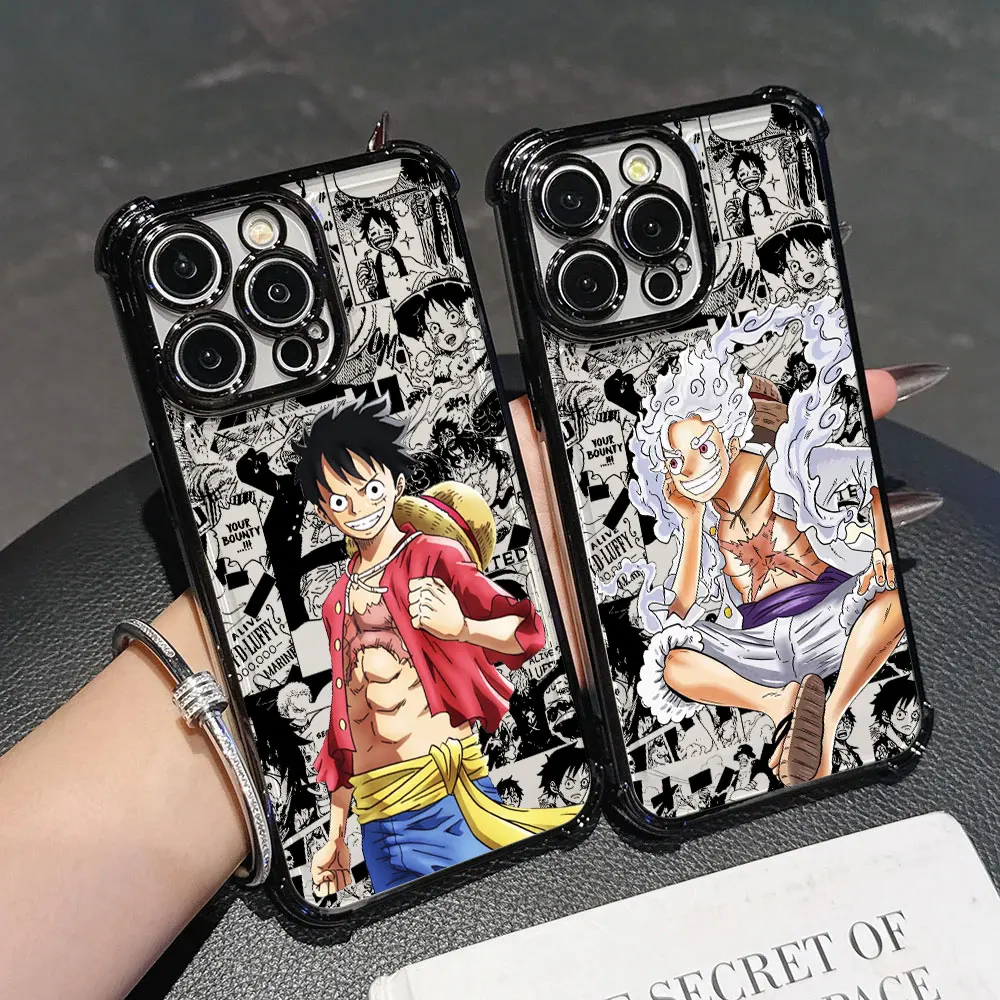 Anime Gear 5 LuffyS Plating Phone Case For Samsung A37 A57 A07 A36 A16 A06 A35 A55 A25 A26 A05s A15 A54 A34 A24 A14 A05 A04 4G5G
