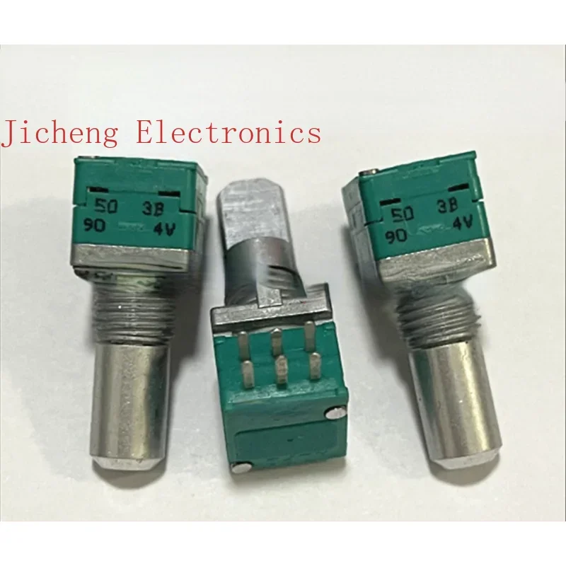 

10PCS B50K Imported From Japan 09 B503 Duplex Precision Febrile Volume Potentiometer 15MM Half Handle 6 Pin