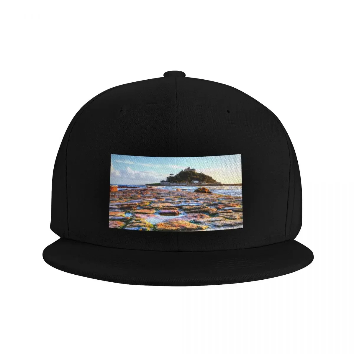 St Michael's Mount And Causeway, Marazion, Cornwall Baseball Cap Horse Hat Hood Snapback Cap Rugby Female Men's