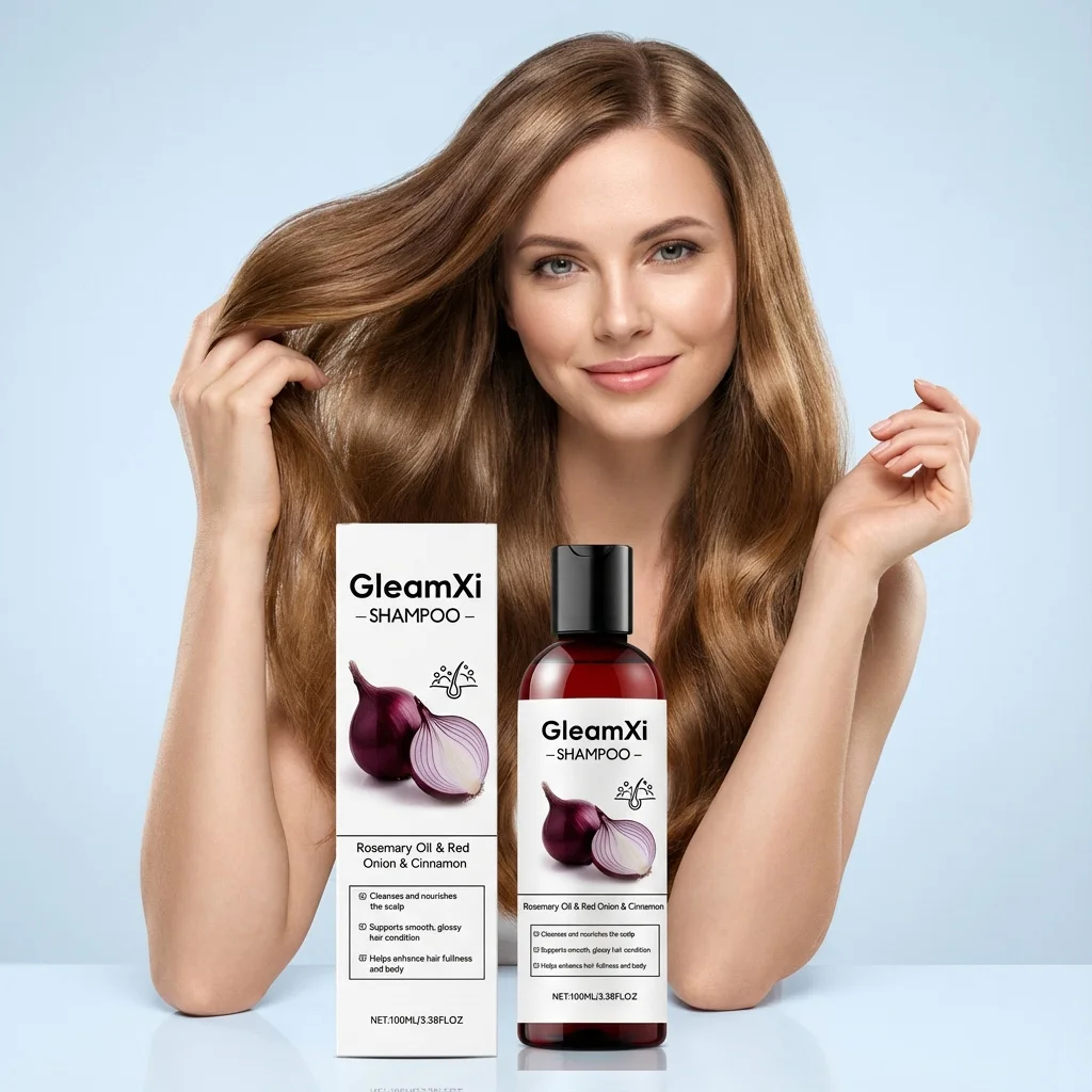 

Шампунь для ухода за волосами с экстрактом лука-порея - очищает кожу головы, устраняет пушистость, делает волосы гладкими, шелковистыми и блестящими.