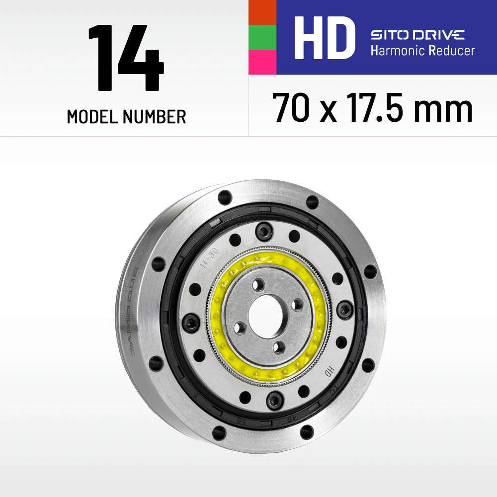 SitoDrive HD-14 Linear Motion Harmonic Drive Nema 17 Motor 50:1 Integrated Ball Screw for CNC Z-Axis & Elevator Actuators SHD-14