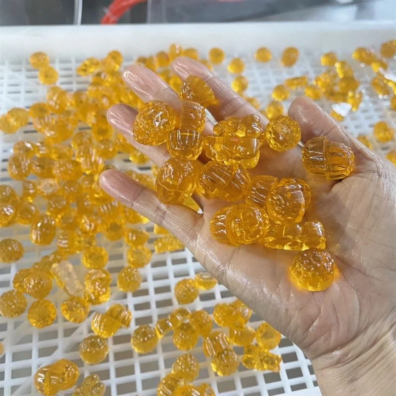 Armazenamento de doces com controle automático para produção de pirulitos e ursos de goma