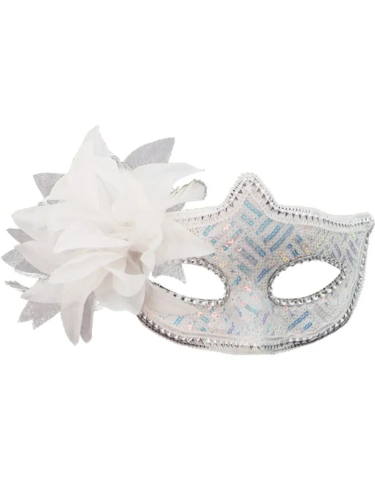 Masque pour les yeux Sexy plume paillettes bal de mascarade vénitien Halloween fête déguisement accessoires de déguisement dame masque facial