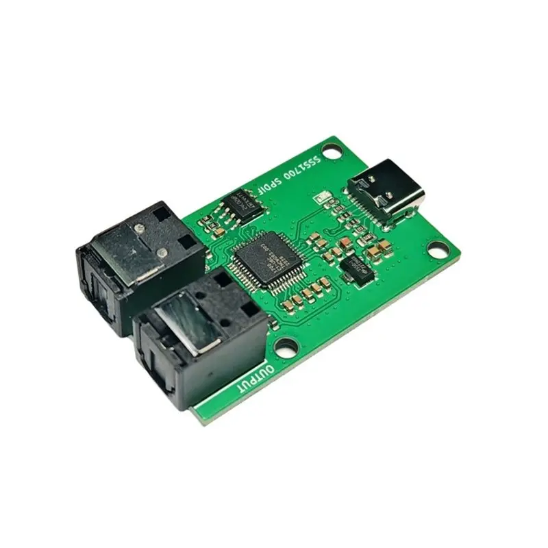 

Звуковая карта SSS1700C1 с интерфейсом USB Type-C, оптическим цифровым аудиовходом/выходом SPDIF и цифровым интерфейсом