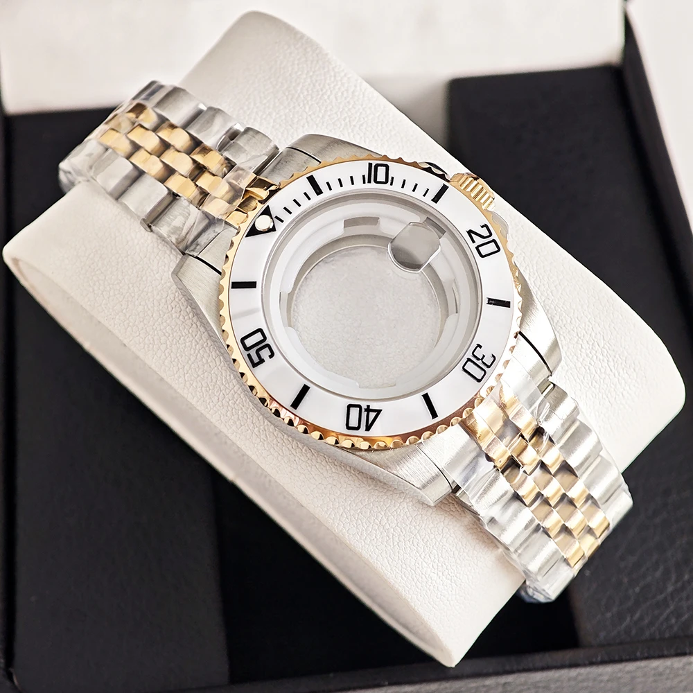 Ladies' NH05 Case 34mm Case Suitable for 24.5mm Dial Stainless Steel Ladies' Automatic Watch Accessories Sapphire Glass image 3
