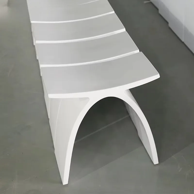 الحمام الكمال منحني النمذجة مقعد المرحاض مقعد الصلبة سطح الراتنج ساونا دش البراز #3