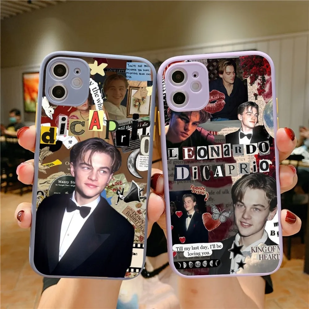 

Leonardo Dicaprio Young Phone Case For IPhone 14 X XR XS 7 8 Plus 11 12 13 Pro MAX 13mini Matte Shockproof Case