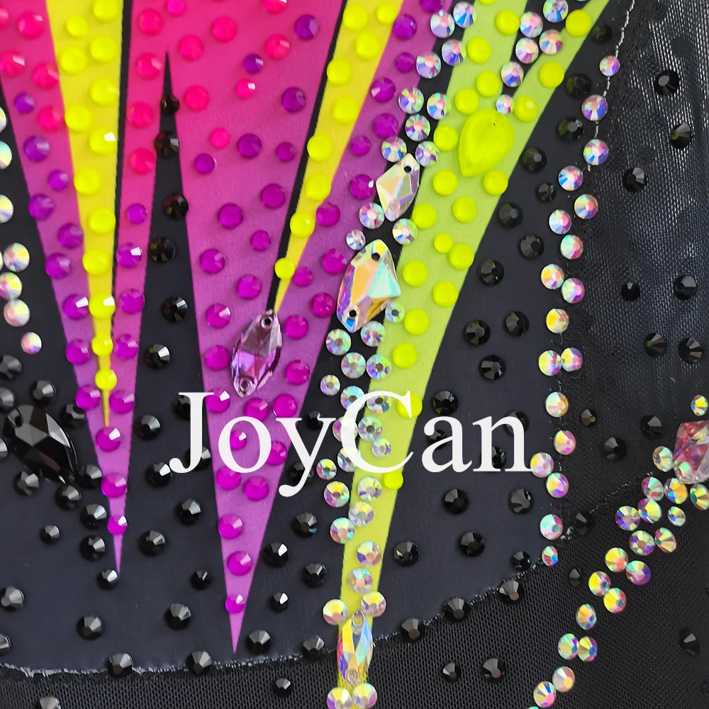 JoyCan ملابس الأداء للأطفال الجمباز الباليه راقصة الباليه ملابس رقص الجمباز الإيقاعي ثياب BD8152