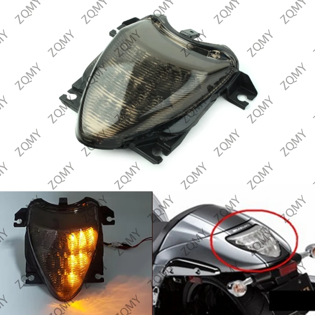 Luz trasera LED integrada para motocicleta, lámpara de señal de giro de freno para Suzuki Boulevard M109R / Inirvoer 1800 2006-2015, 1 piezas