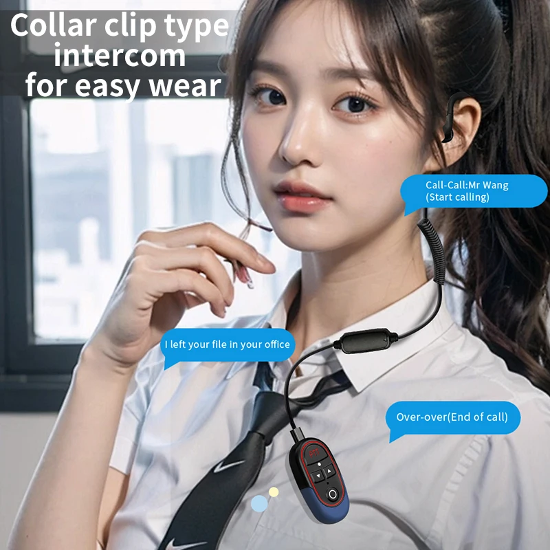 

Ушной крючок с искусственным интеллектом, профессиональное радио для делового использования, устройство громкой связи