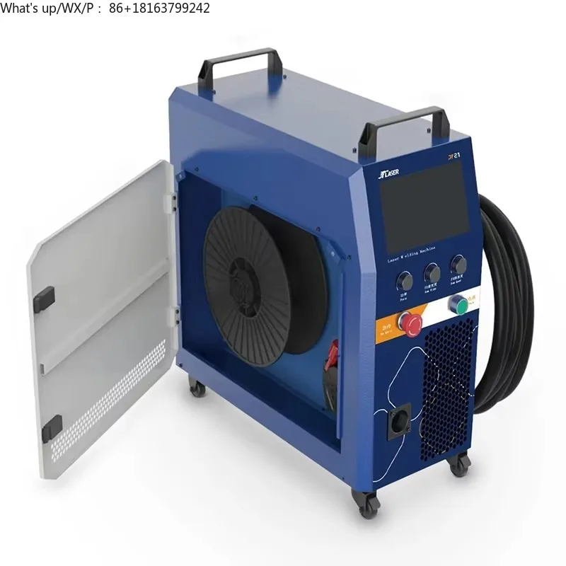 Portable Built-in Wire Feeder La,ser Welding Machines1200W 1500W Air Cooling Metal Stainless Steel Fiber La,ser Welding Machines