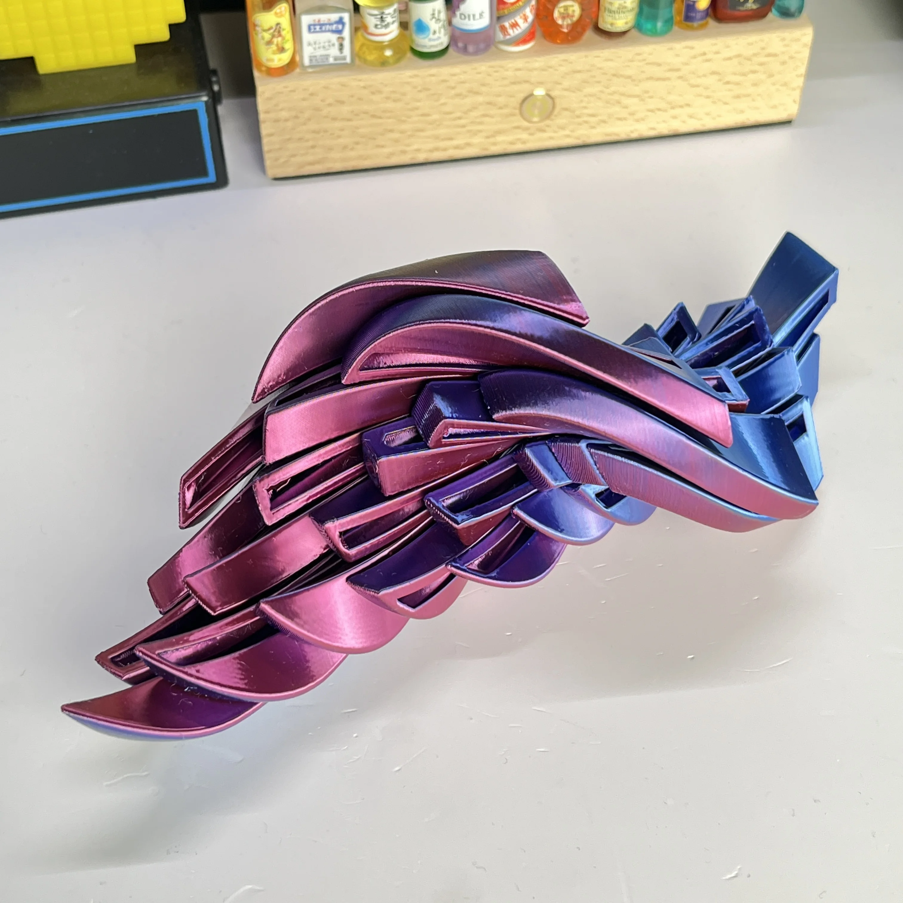 3D Printed Slime Fluid Hemisphere Fidget Toy, Stress Relief Desk Toy