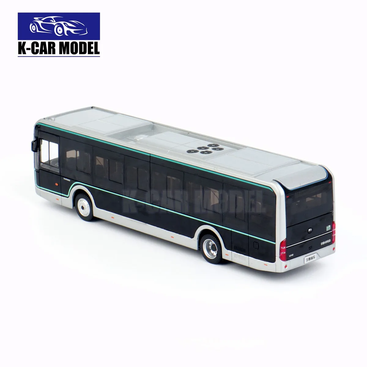 1/43 YUTONG Electric U12 City Bus Car Diecast Simulated Alloy Model Toy