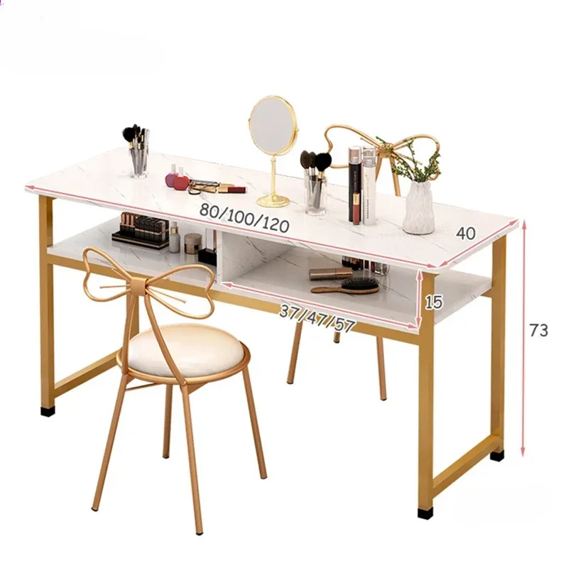 MESA DE MANICURA comercial minimalista, muebles nórdicos para el hogar, banco de trabajo de salón de belleza profesional, diseñador de lujo