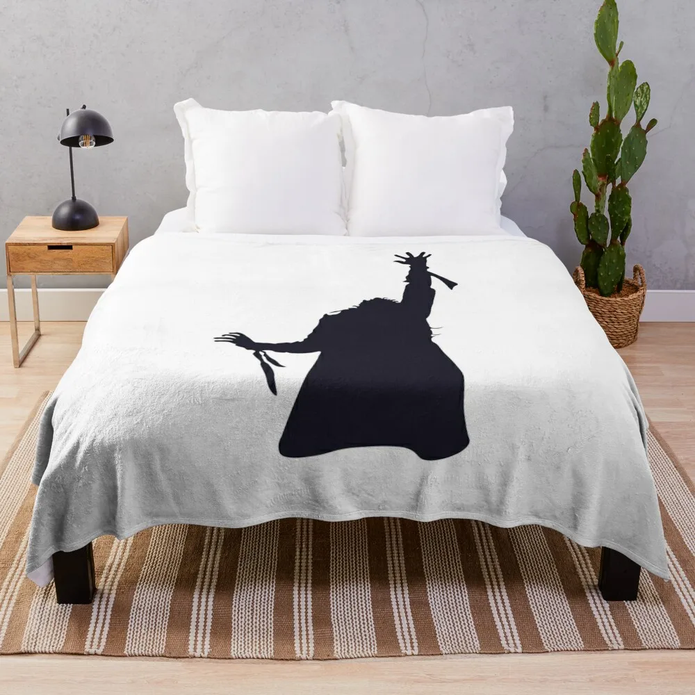 

Одеяло с силуэтом экзорциста Мягкие кровати Свободные клетчатые одеяла