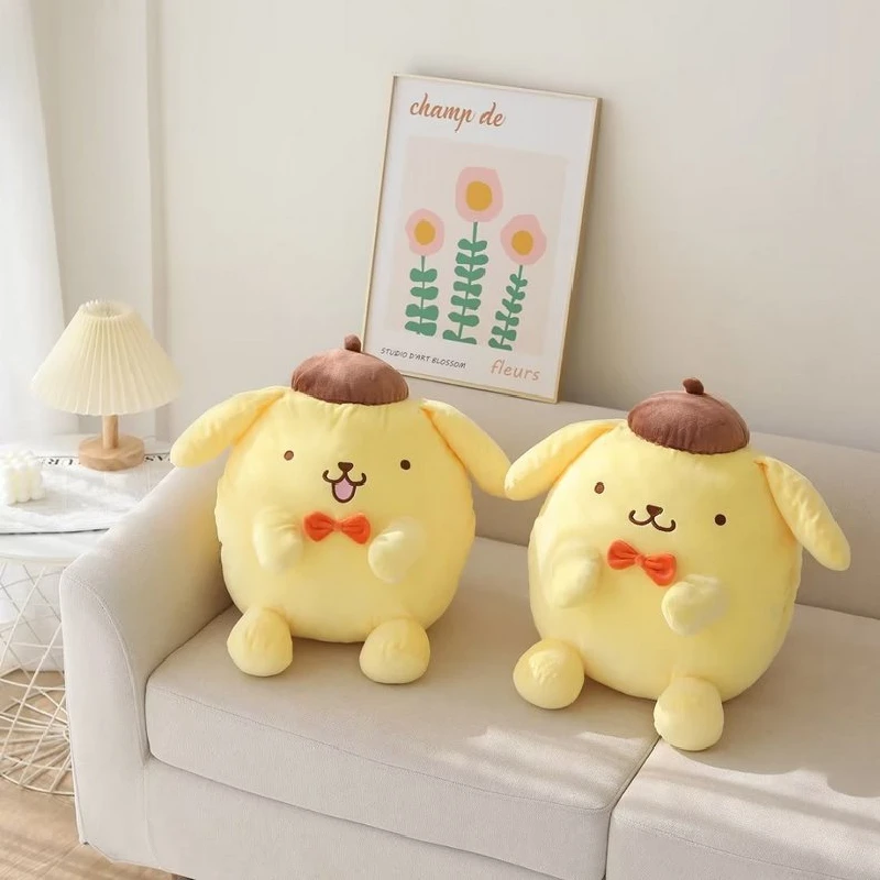 

Cartoon Sanrio Pom Pom Purin Plush Toy Warm Hand Pillow Cute Anime Stuffed Soft Doll Decoration Toys For Girls Plushies Gifts