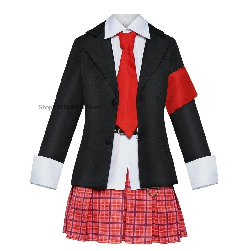 Anime Shugo Chara Hinamori Amu Cospaly Costume JK Uniform Outfit Coat Skirt Halloween Carnival Suit Custom Made