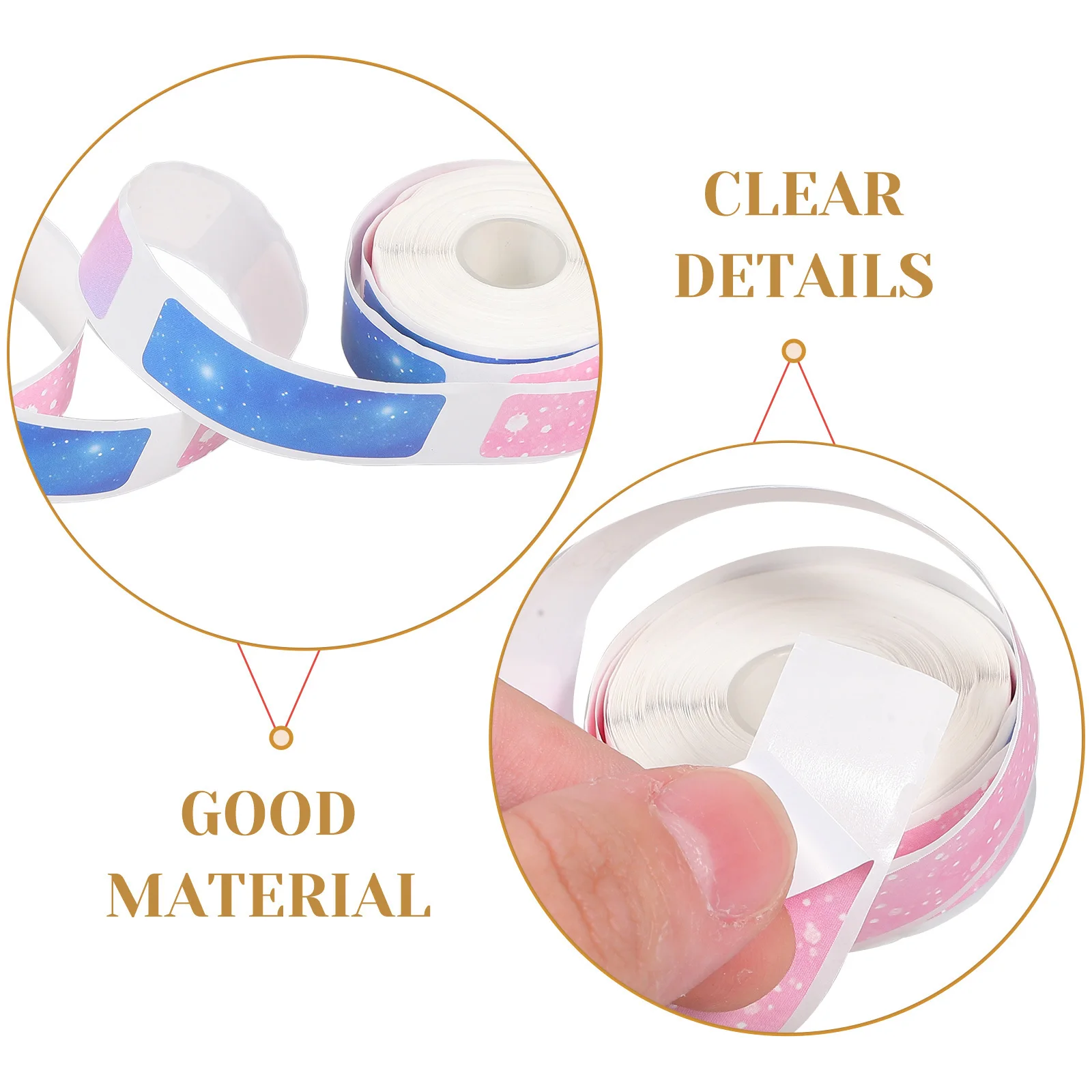 1 Rolle farblich bedruckbare Thermoetiketten, leere selbstklebende Etikettenrolle, Preisschild-Aufkleber, Express-Versand, Barcode-Papier