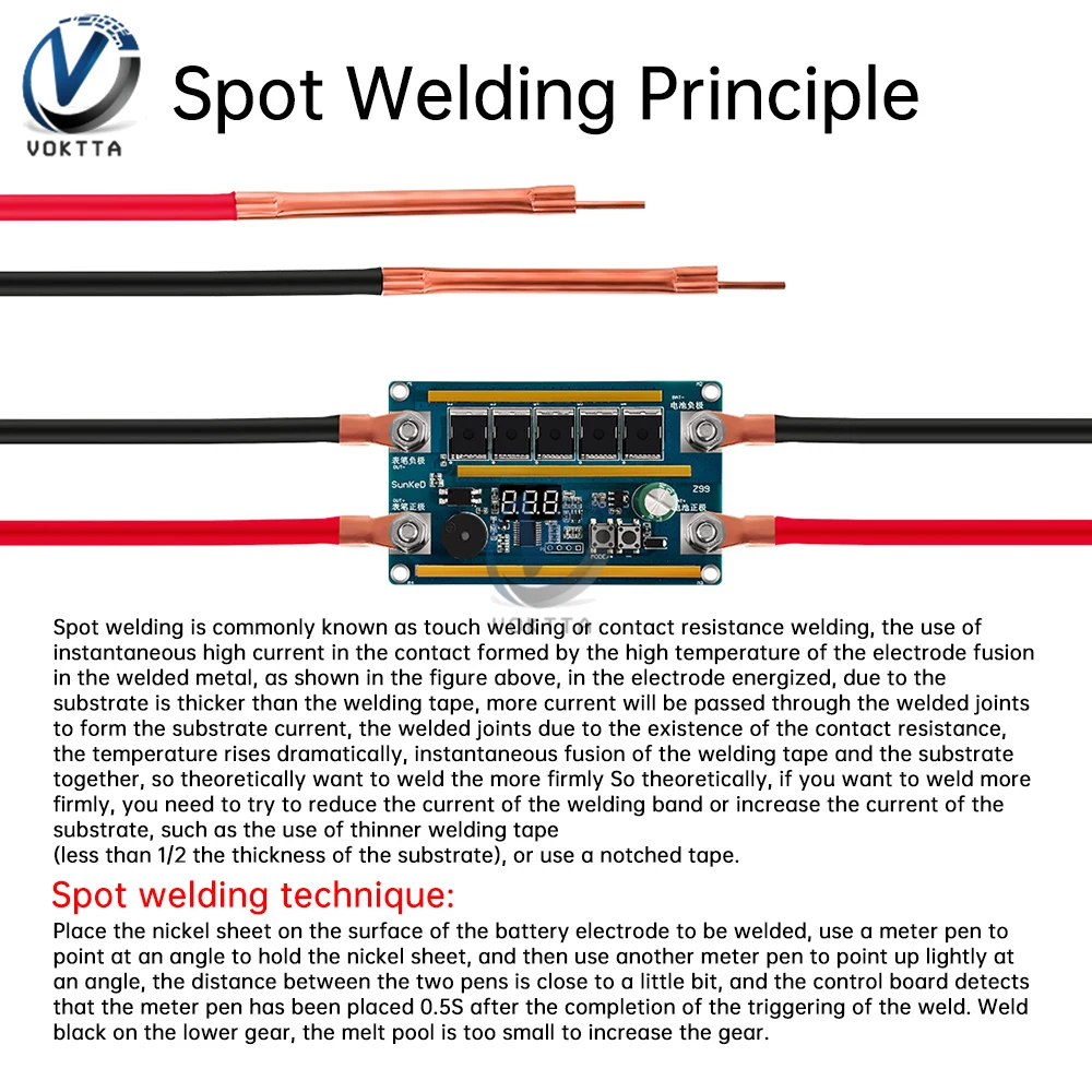 99 Gears Spot Welder Kit regolabile Automatic Energy Storage saldatrice a punti scheda di controllo PCB per batteria al litio 18650