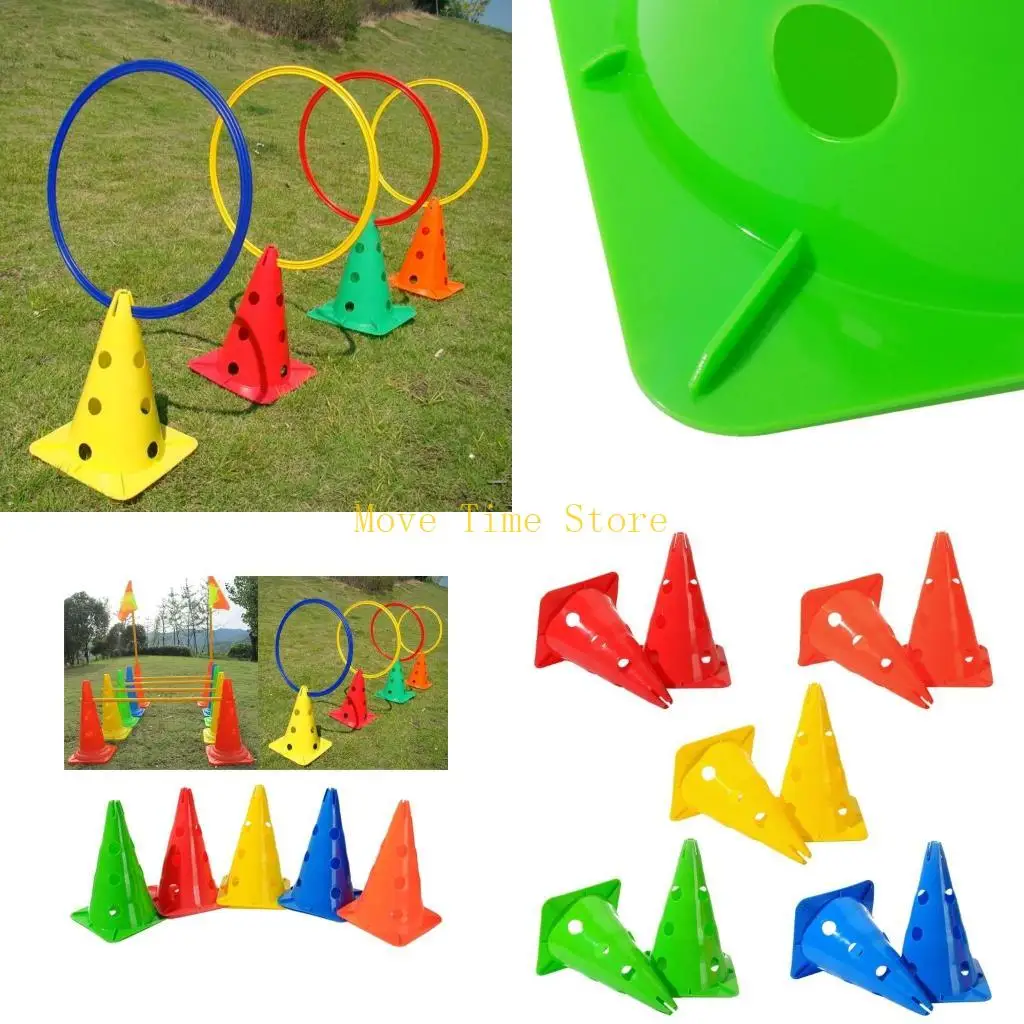 

92me 2pcs Soccer Training Training Cone Pelief Peliep Marker Holder Training Cones для катания на катаниях
