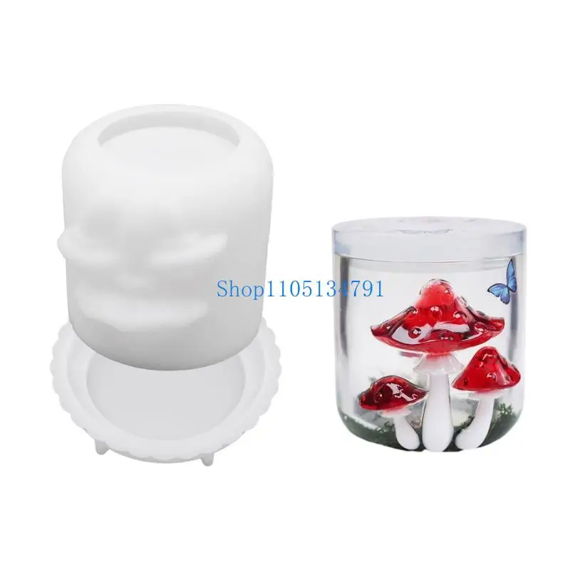 

98km Flexible Silicone Mould Mushroom Vase Designs Resin Projects