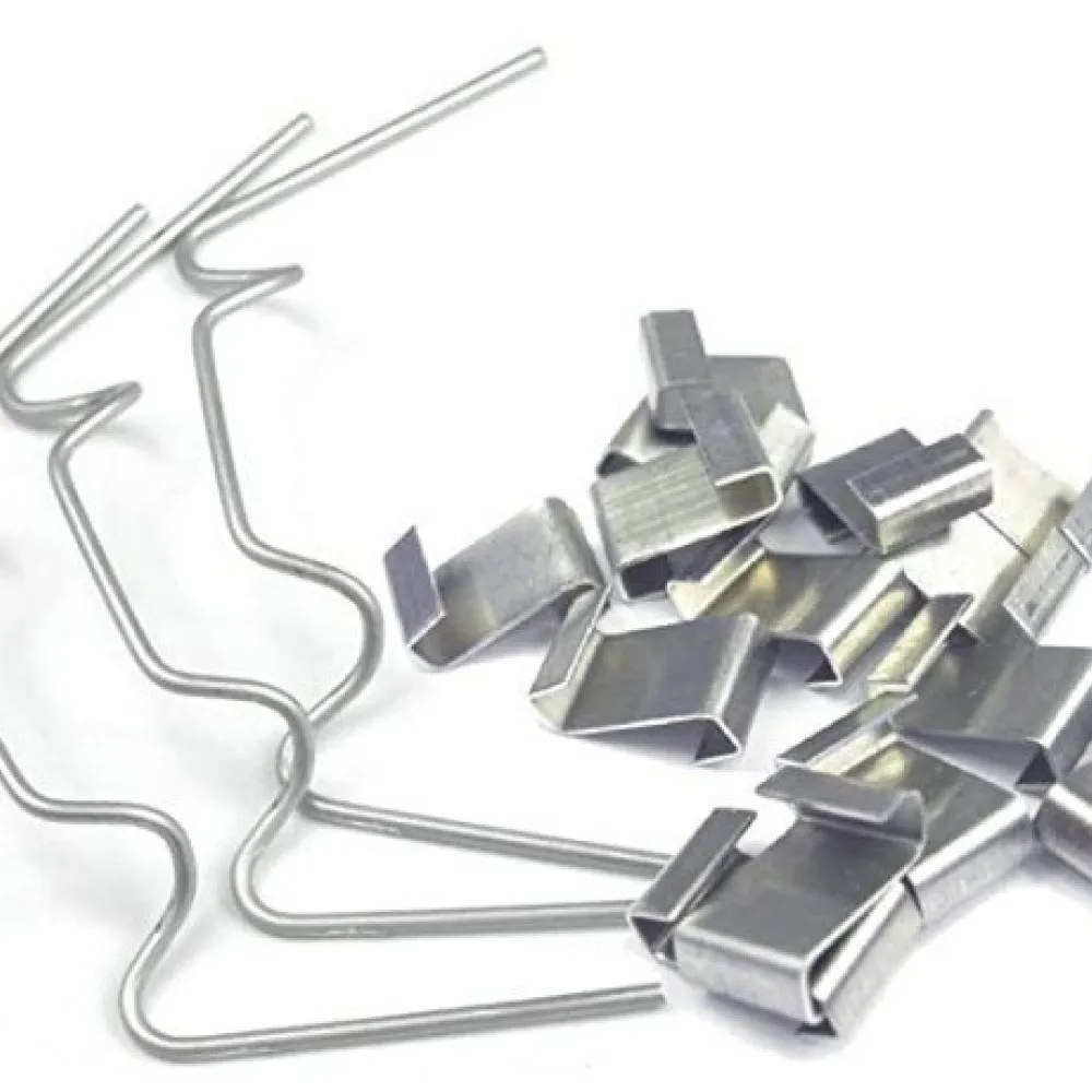 50 Durable Stainless Steel Greenhouse Fixings W Clips Glass Panel Clamps Garden Windproof Overlap Fastener Hardware