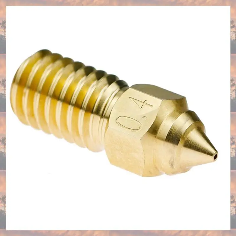 

Новинка 2025-5 шт. латунное сопло для 3D-принтера для Ender-7/Spider/Ender3v3 SE, высокоскоростное латунное сопло высокой твердости 0,4 мм