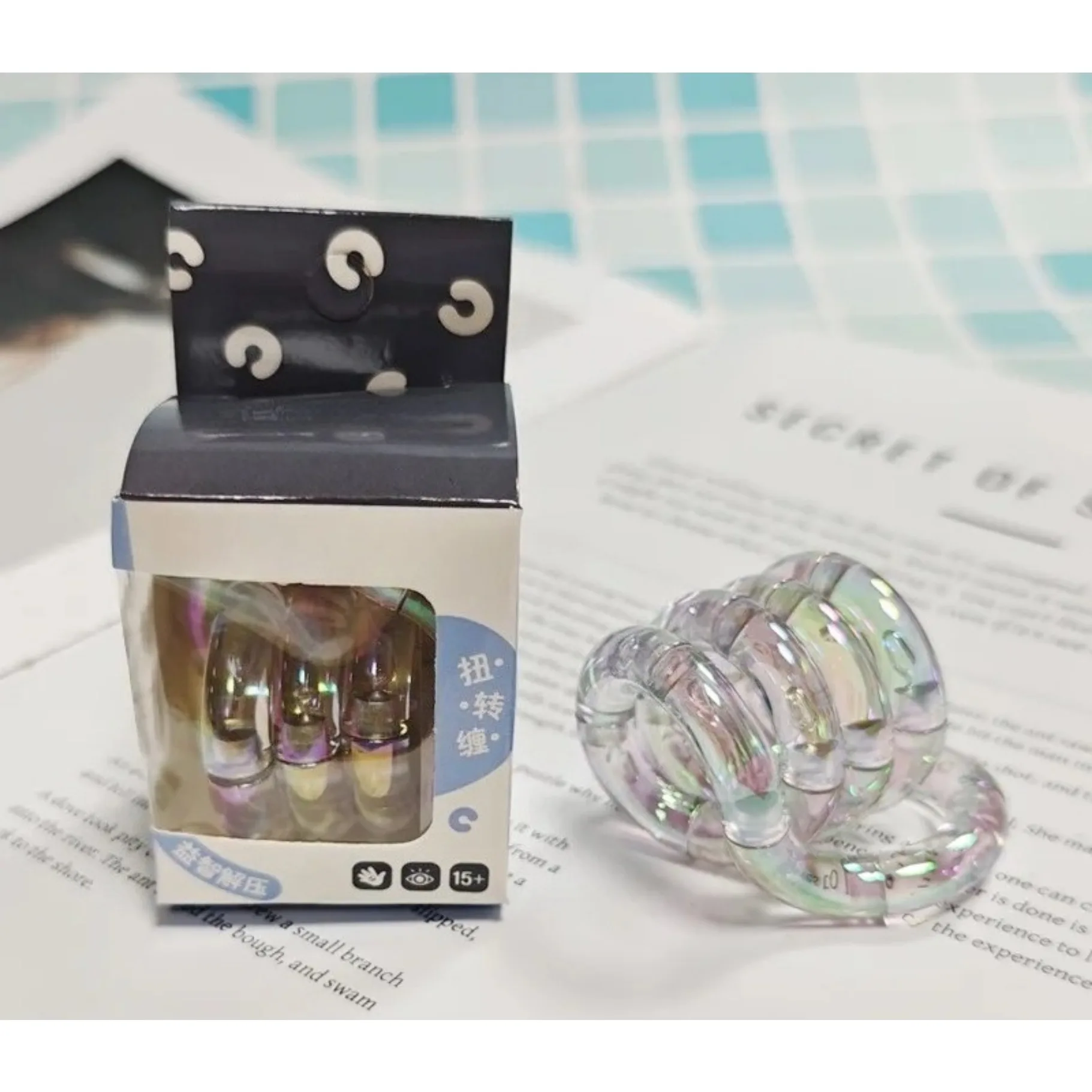 

Игрушка для снятия стресса 2026: Металлическая электролитическая вращающаяся радужная игрушка-антистресс молочно-белого цвета для концентрации внимания, снятия тревоги и борьбы с зависимостью, металлическая игрушка-фиджет для пальцев