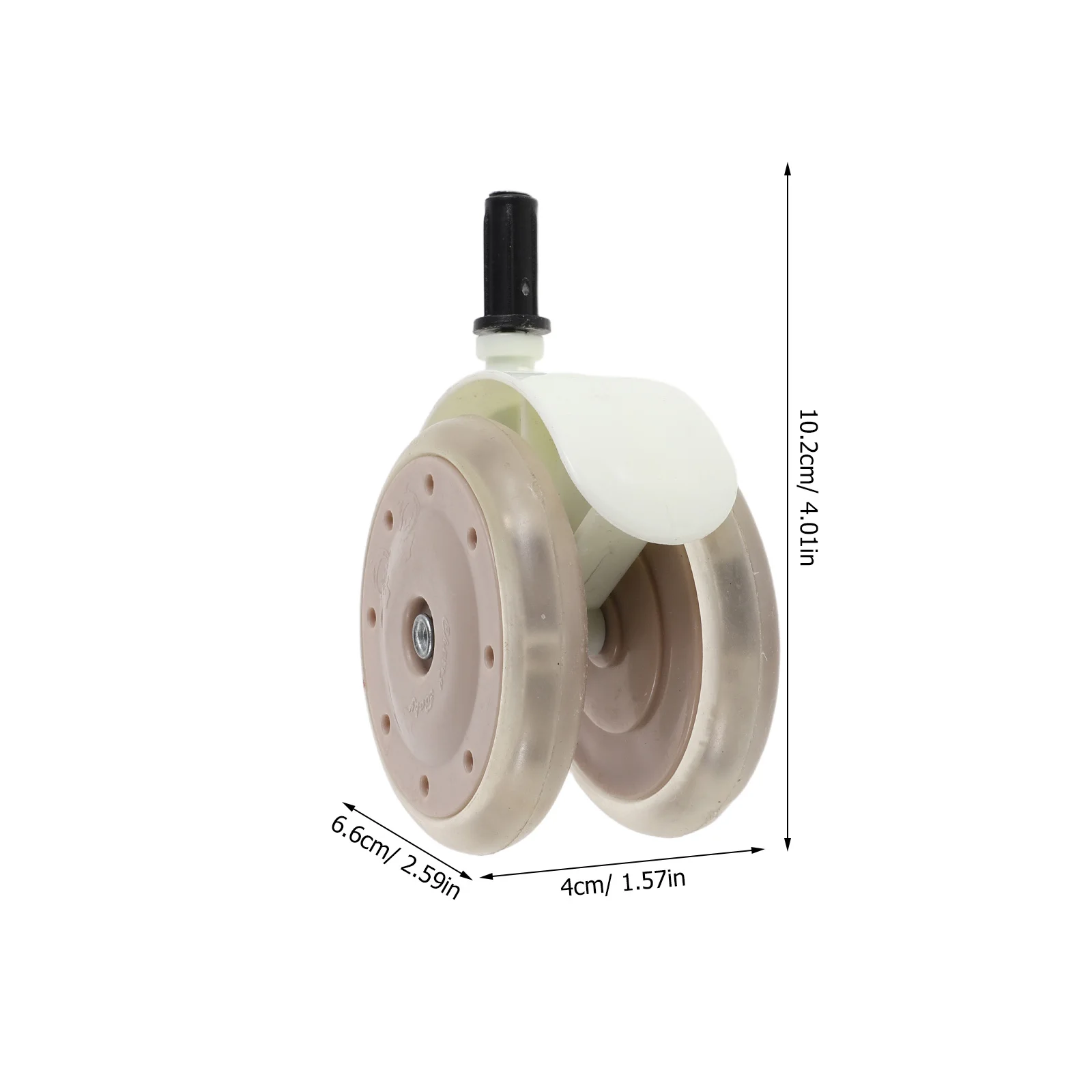 4 قطعة عجلات مشاية للأطفال استبدال عجلة دوارة متينة لعربة عربة عربة عربة النقل السلس المتداول على بلاط الخشب الصلب