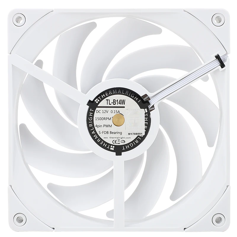 Ventilador da caixa do computador Thermalright, elevado desempenho, refrigerador silencioso, TL-B14B, EXTREM, TL-B14W, TL-B14, 2000RPM, 4PIN, 140mm