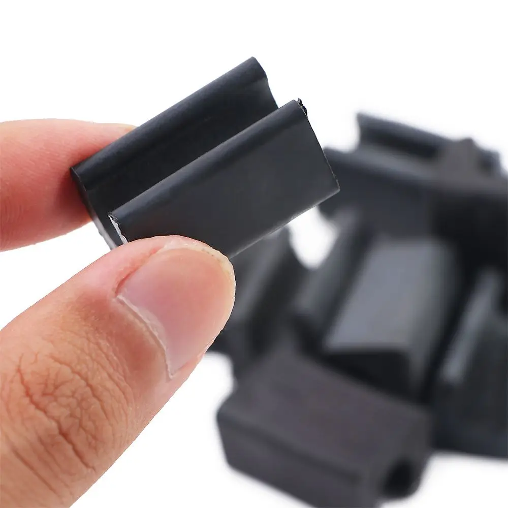 10pcs Durable Tubing Caps Floor Glides Floor Protector Furniture Feet Chair Leg Pad Damper Tube Rear Pad Stool Pipe Clamp