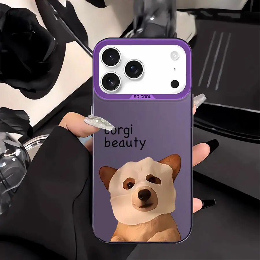 เคสสำหรับ iPhone 11 17Air XS 12 16e 13 XR 15 Plus 14 16 17 Pro Max ฝาหลังโทรศัพท์ลายหน้ากากอนามัยลายสัตว์