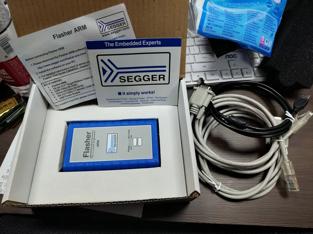 SEGGER Flasher ARM 5,07.01 microcontrolador emulador de programación flash original genuino