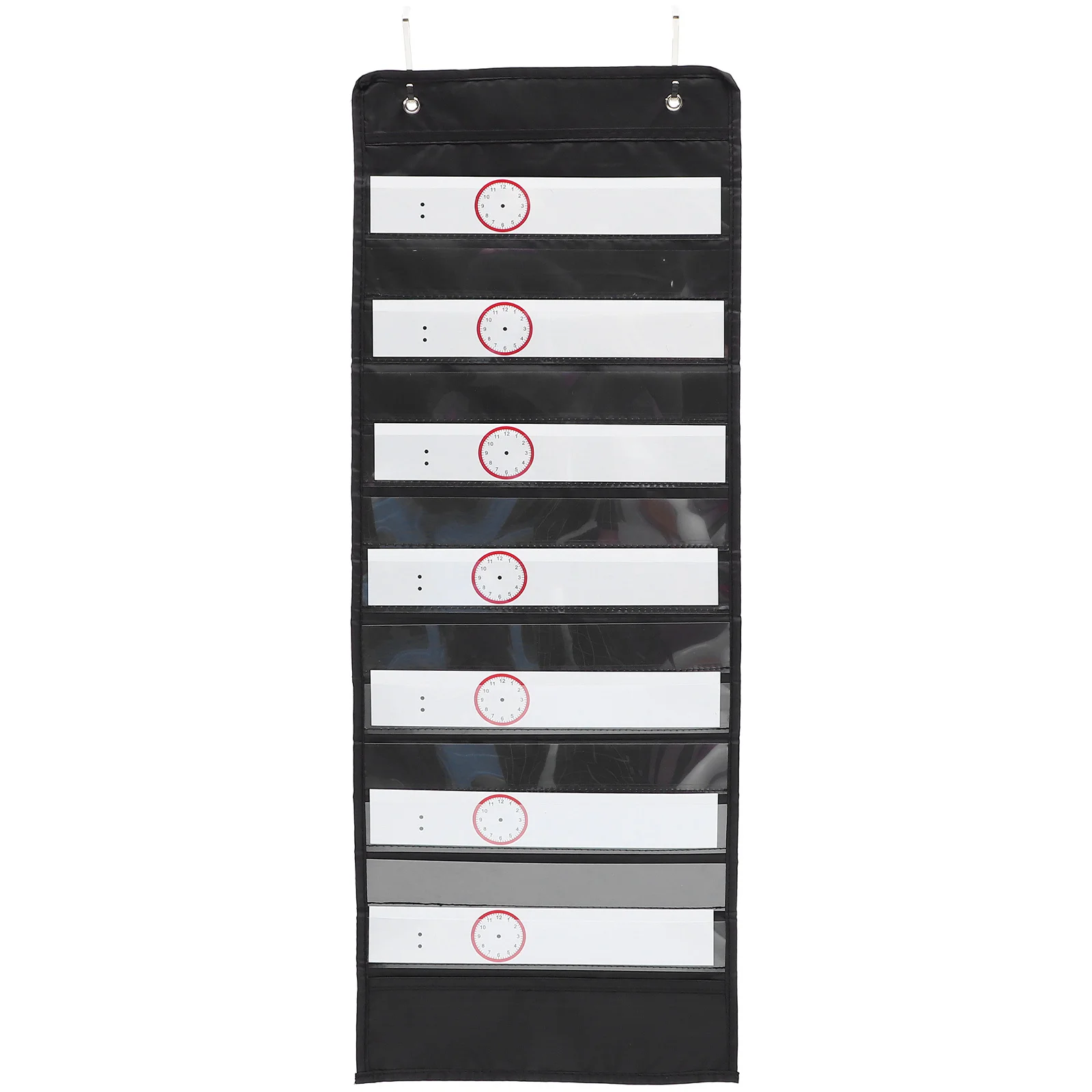 

Pet Oxford Cloth Schedule Pocket Chart Hanging Organizer Wall Hanging Bag Daily Schedule Reminder Board